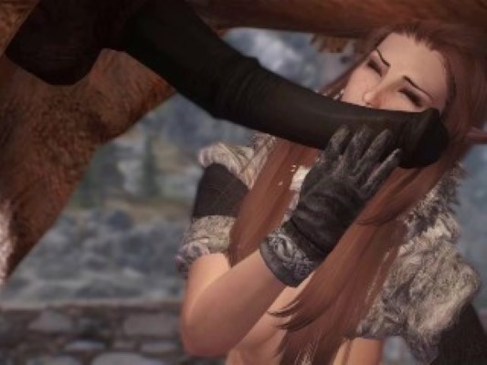 Skyrim Immersive เย็ดในห้องน้ำ